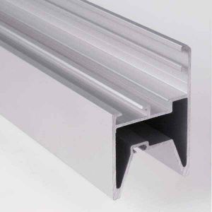 Долни алуминиеви профили за остъклени панел 40мм., L=7200мм.